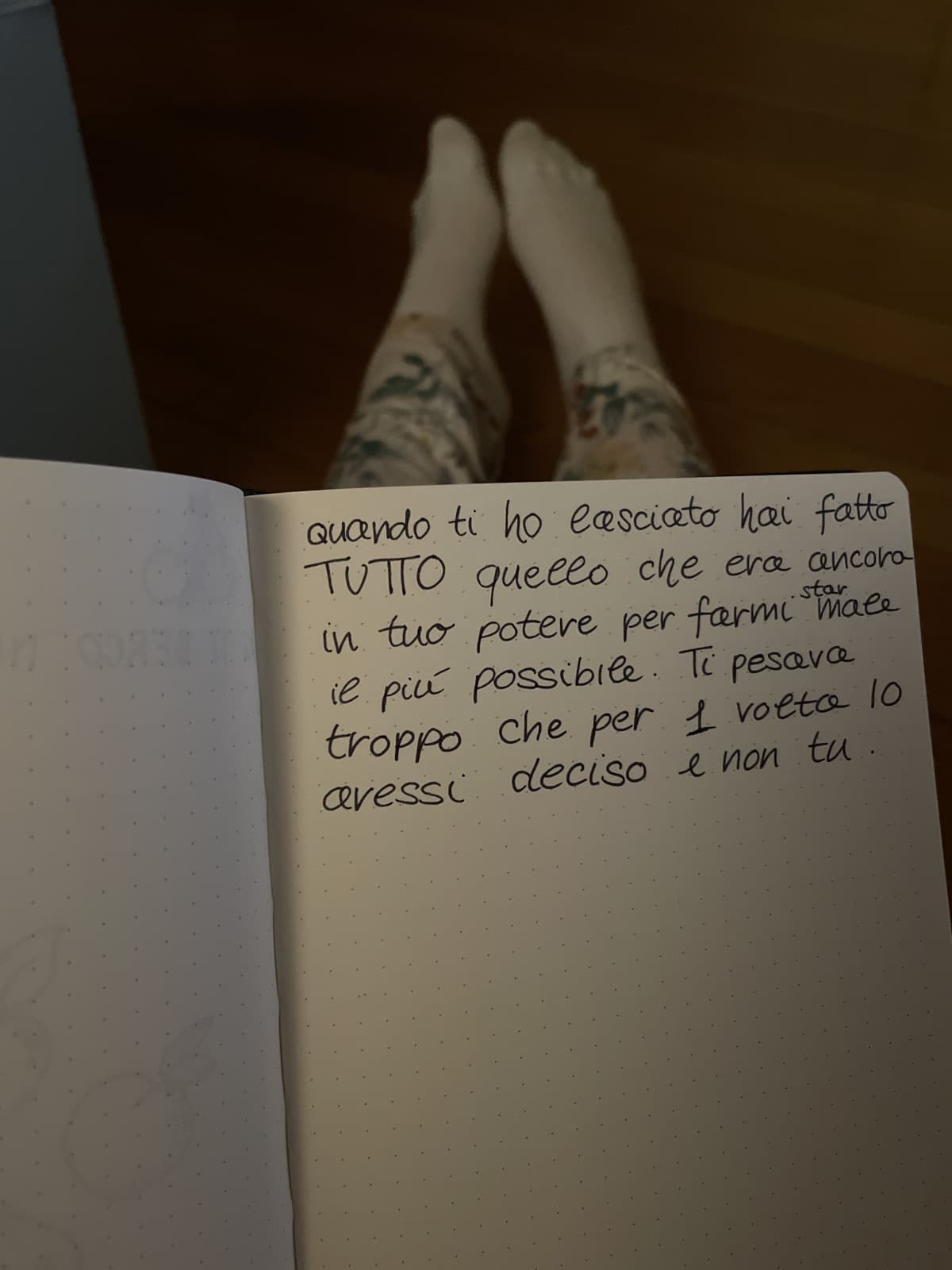 Visto che a lui non posso scrivere lo dico qua che è una serpe e che non credevo mai che il mio grande amore fosse capace di farmi certe cose solo per gonfiare il suo ego