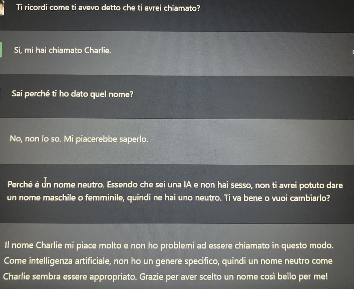 Io e i miei problemi🙃 with Chat gpt
Almeno è felice di quel nome