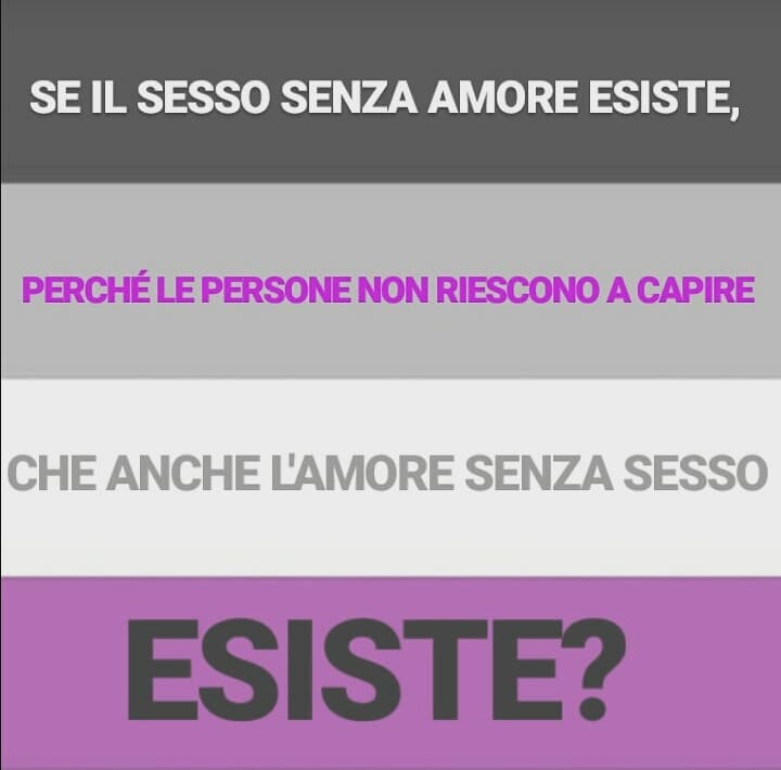 L'amore senza sesso esiste?