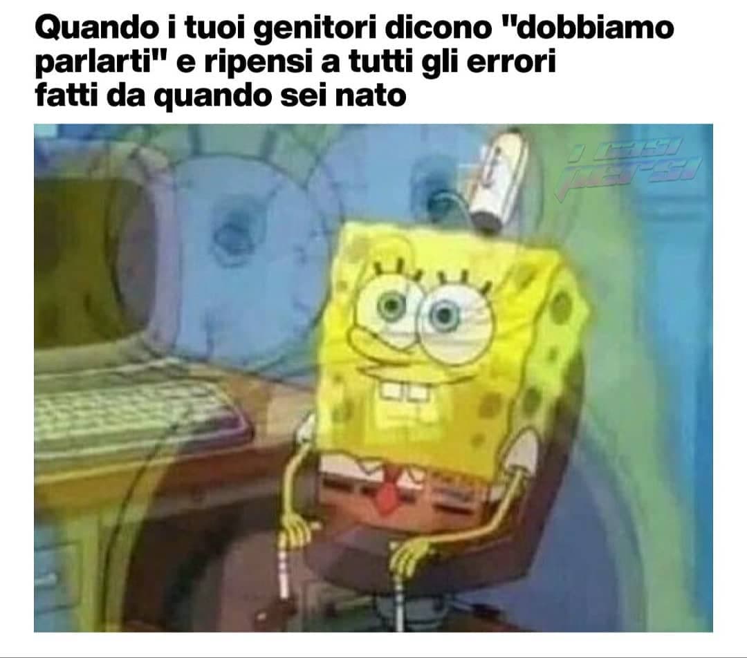 Dobbiamo parlarti, divorziamo. 