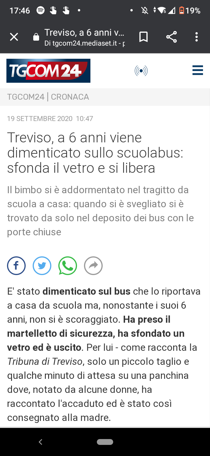 A sei anni io manco riuscivo ad aprire i biscotti