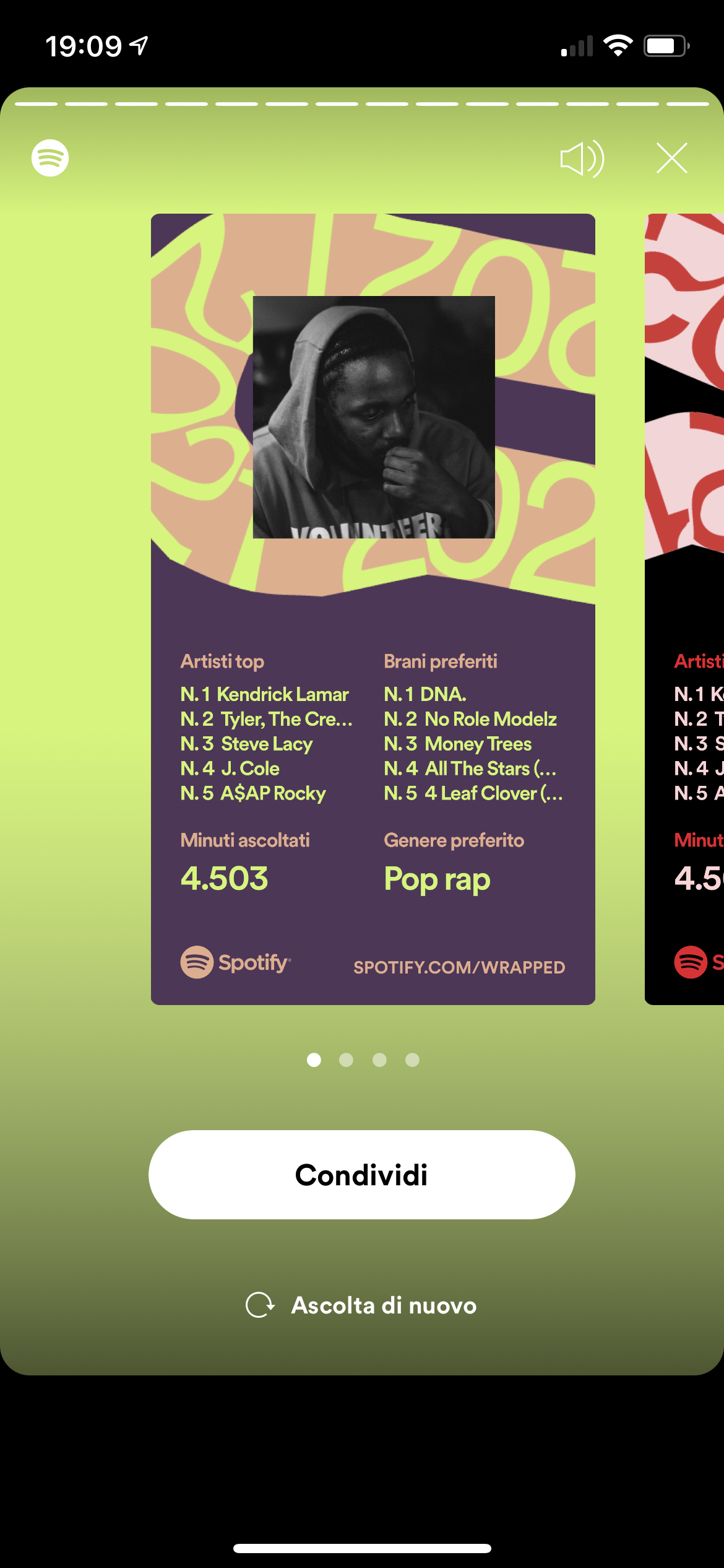 proprio ieri mi stavo chiedendo quando spotify avrebbe fatto sta cosa fighissima ed eccola quaa 