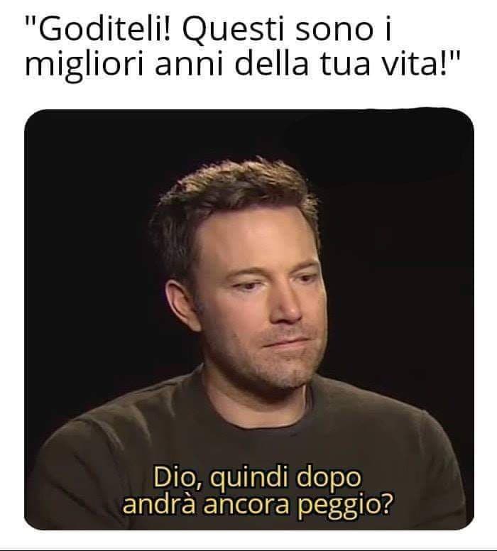 :)) tanto già fa schifo da quando sono nata 