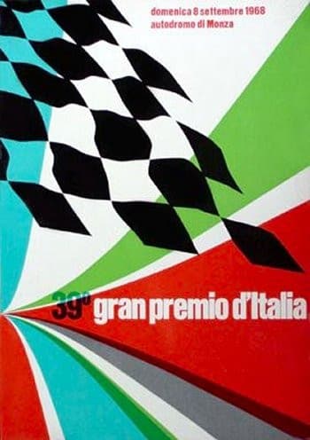 1968: XXXIX Gran Premio d'Italia - Hulme: la prima vittoria McLaren a Monza, nell'era dell'aerodinamica.