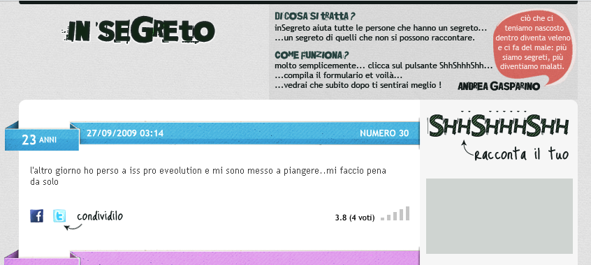 #insegreto nel 2009