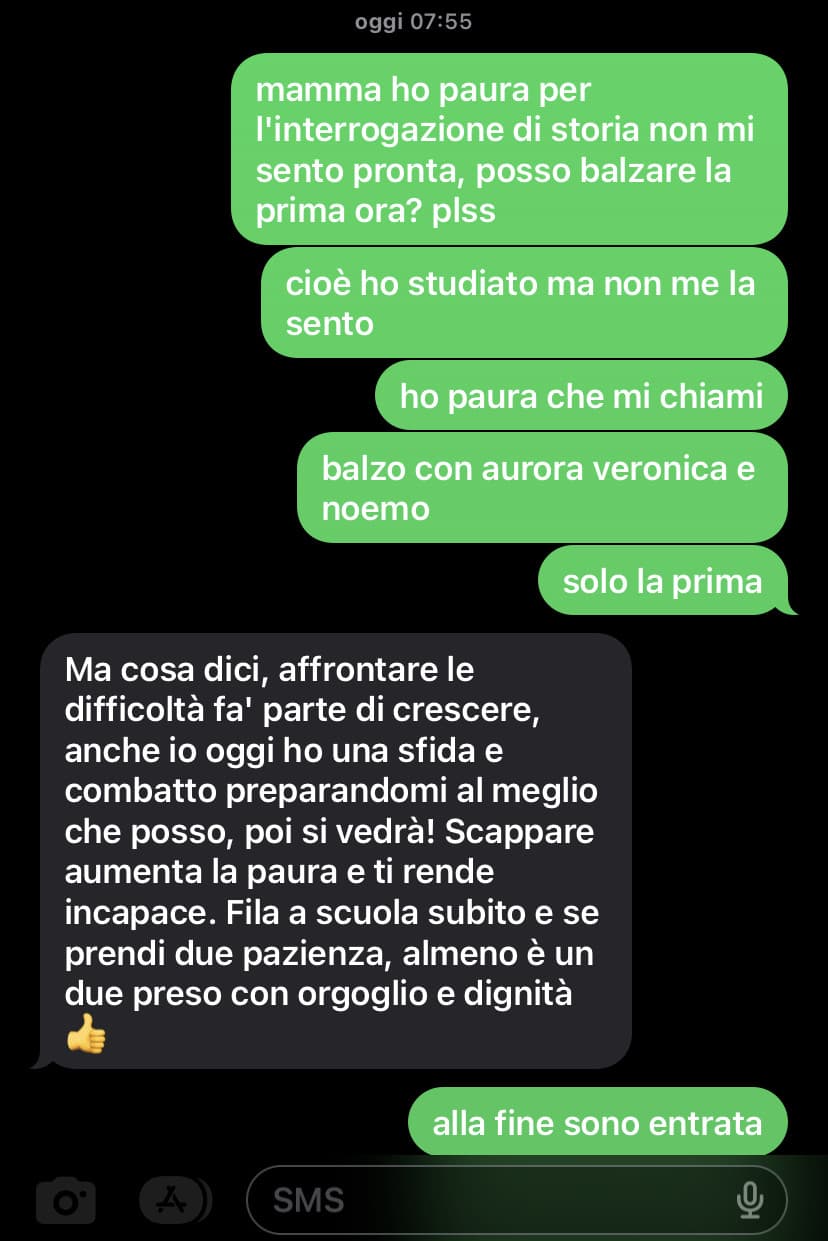 non sono entrata