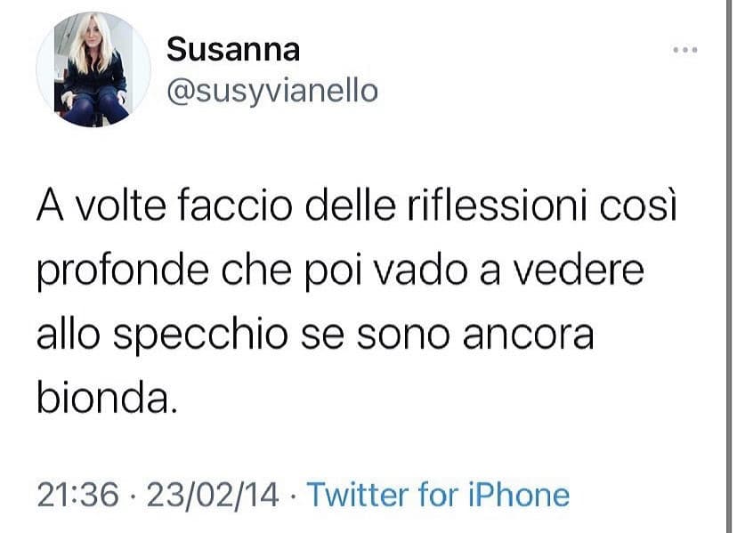 Ho appena scoperto di non essere l’unica ahah