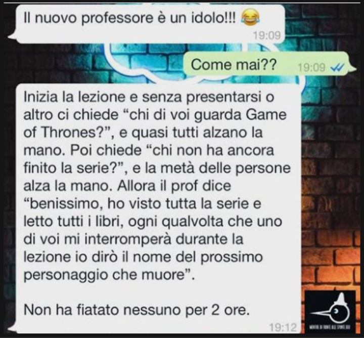 Il prof perfetto non esist-