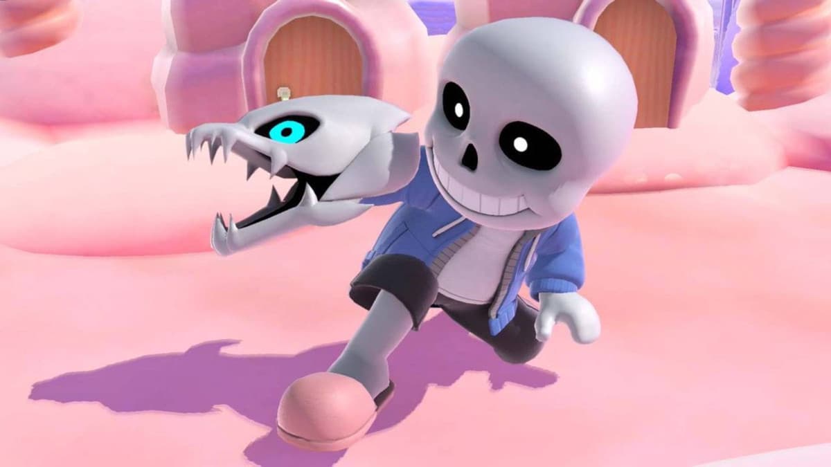 Sono passati 5 anni da quando Sans Undertale è stato aggiunto in Super Smash Bros. Ultimate sotto forma di costume Mii. #gaminganniversary