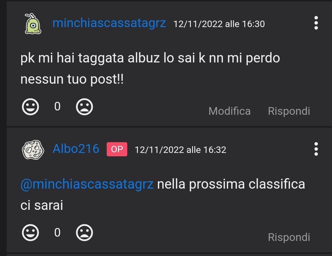 rgz adesso ho capito pk sono una simp....albo ha ragione.........! va bene ciao a fjtti