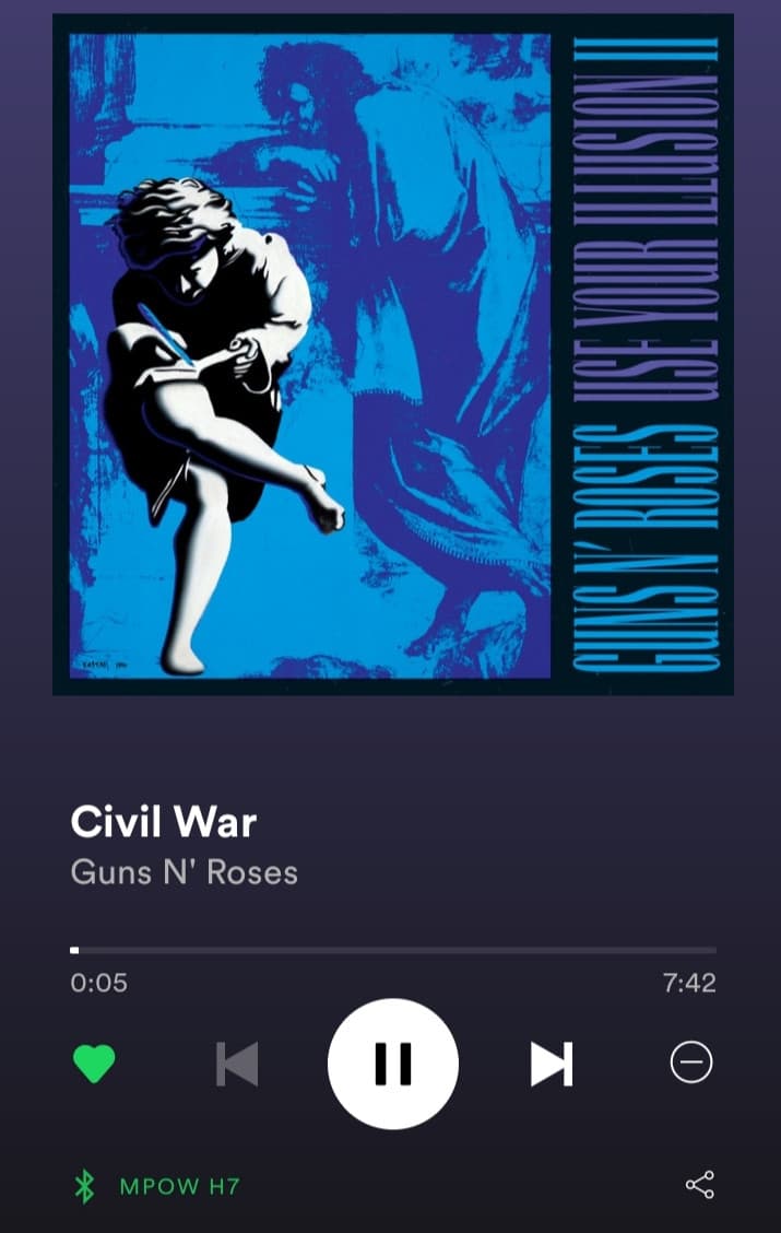 Sono io il Goat che si ascolta sempre  una canzone super Pacifista come Civil War mentre gioca a Cod