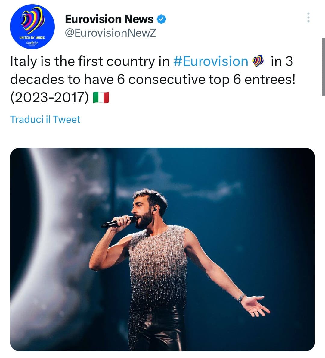 "Mengoni non rientrerà nemmeno in top 10"