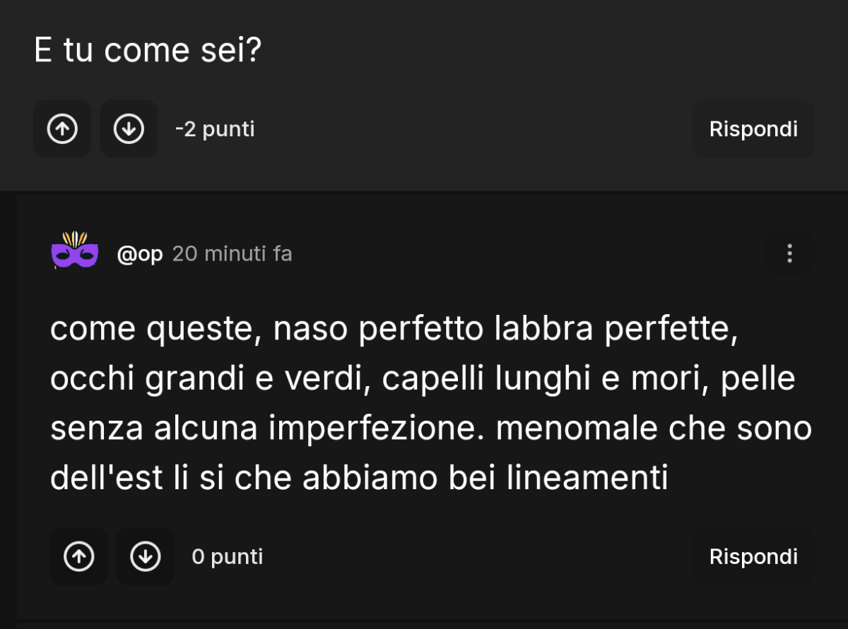 abbiamo trovato l'anima gemella per quel narcisista patetico di Nightcore 