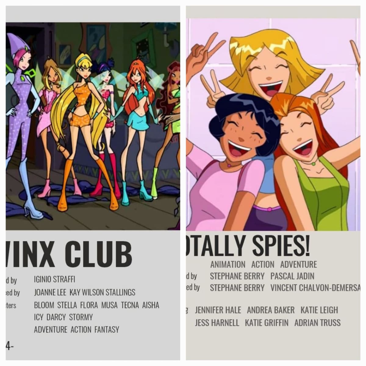 TORNEO CARTONI ANIMATI 18) winx club or totally spies