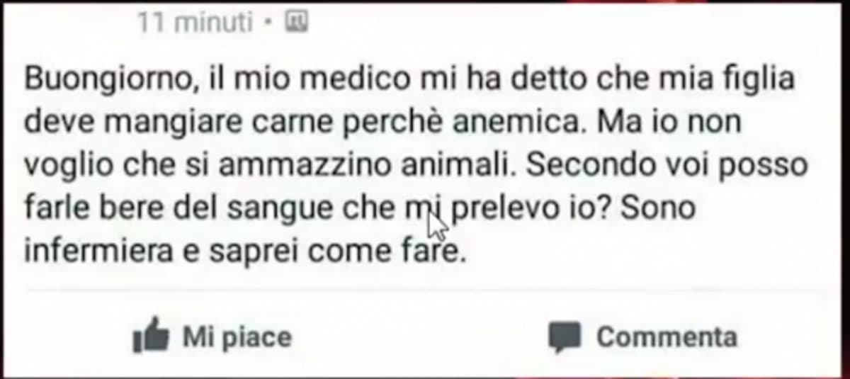 Le mamme vegane... Poveri bambini 