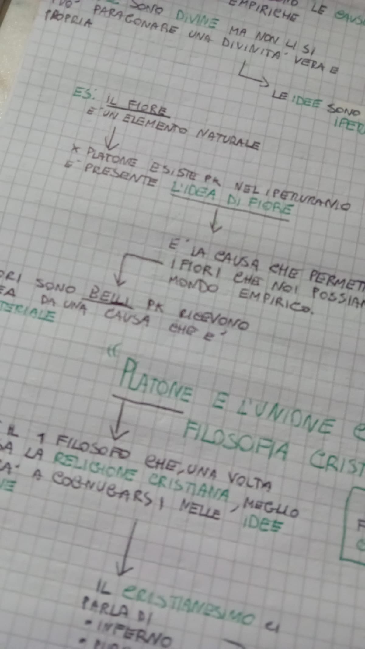 E da ore che schematizzo pagine di appun