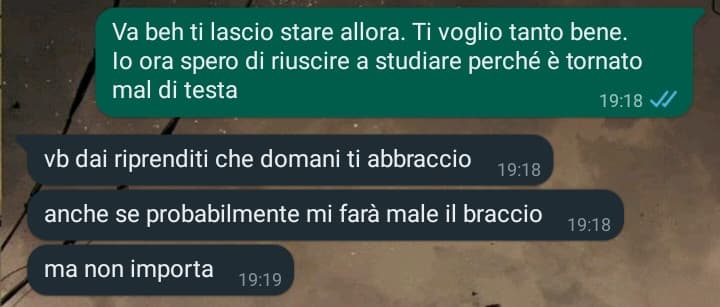 Domani devo andare a scuola ad ogni costo, anche se avessi 42 di febbre ci vado ?