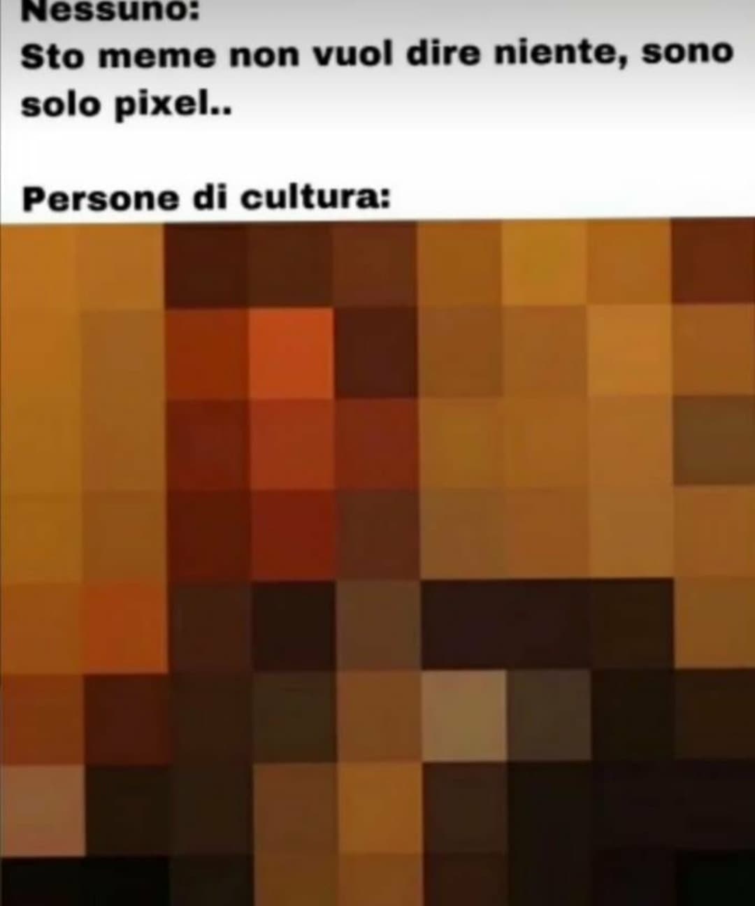 Sono una persona di cultura.