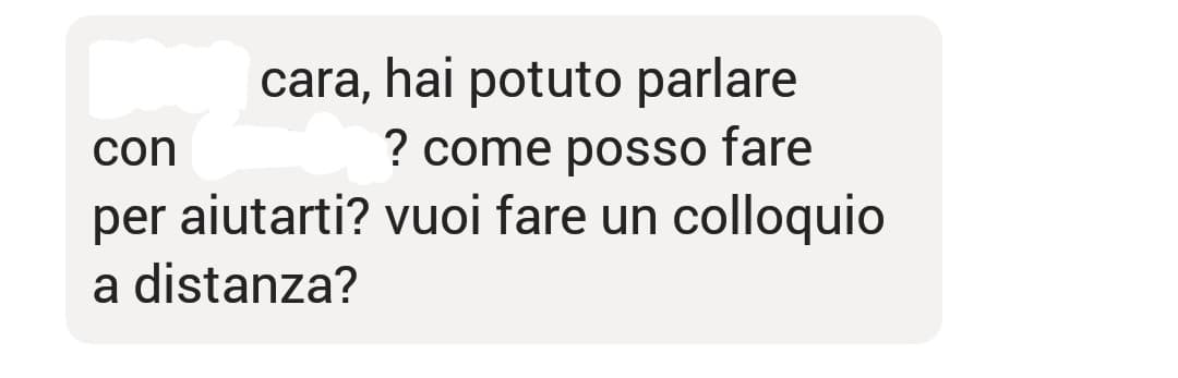 Quando anche la psicologa fra un po' non sa più cosa fare con te.