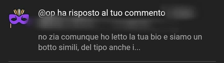 Ieri sera Op mi ha scritto questa cosa, il problema è che ba eliminato il segreto. Uffi