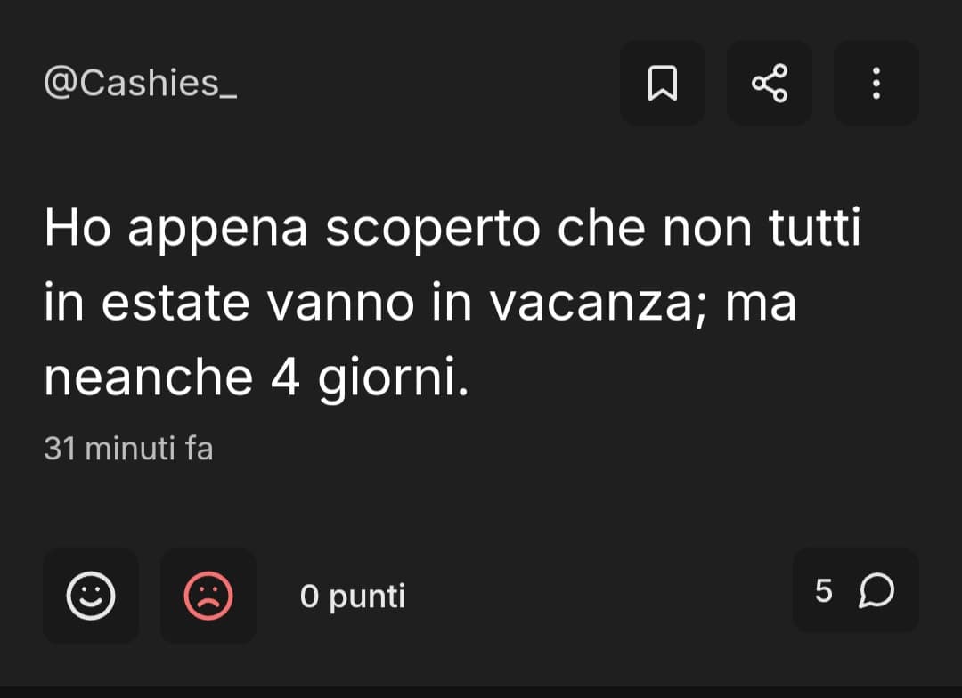 La bro è convinta che chiunque abbia le possibilità per fare qualche giorno di vacanza 💀