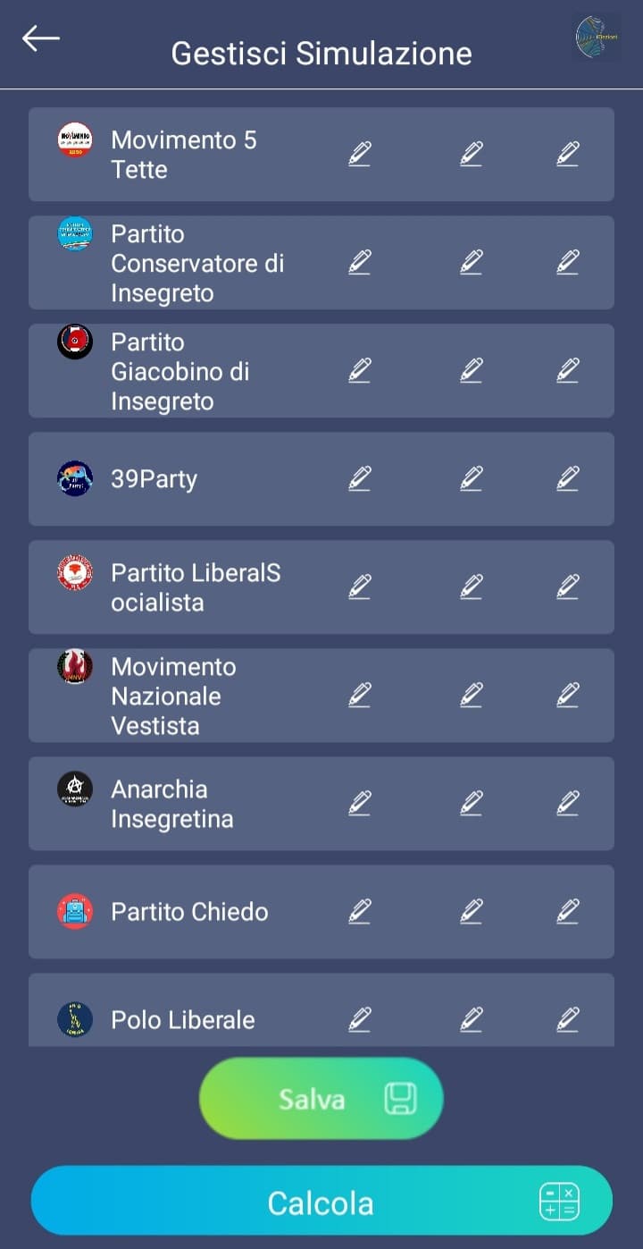 XIII Elezioni di Insegreto