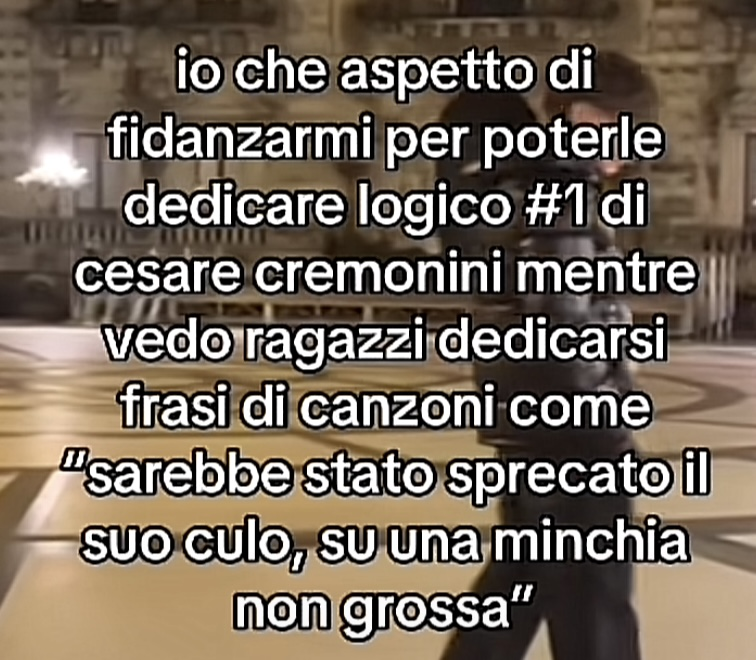 o così o niente