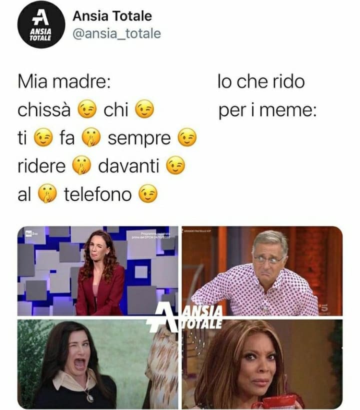 poi se dici che non è una persona che ti fa ridere comincia a dire che siamo una generazione persa