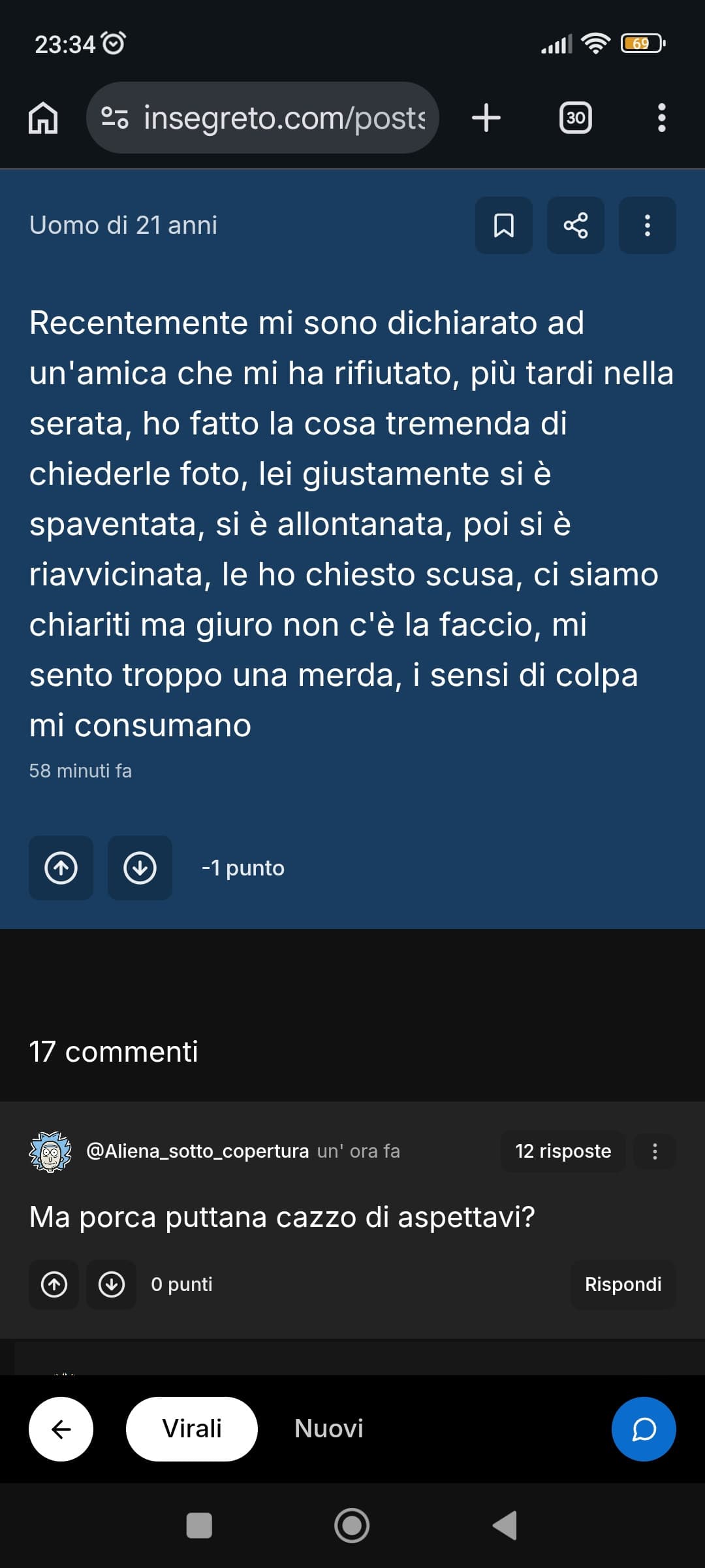 Il bro voleva anche conforto 💀 non ce la posso fare