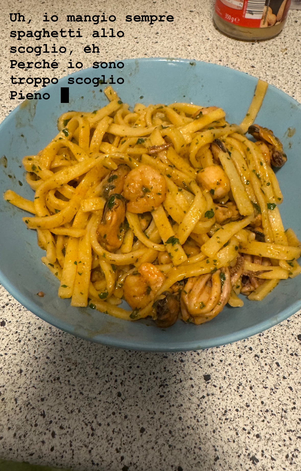 👱🏿‍♂️spaghetti allo scoglio 