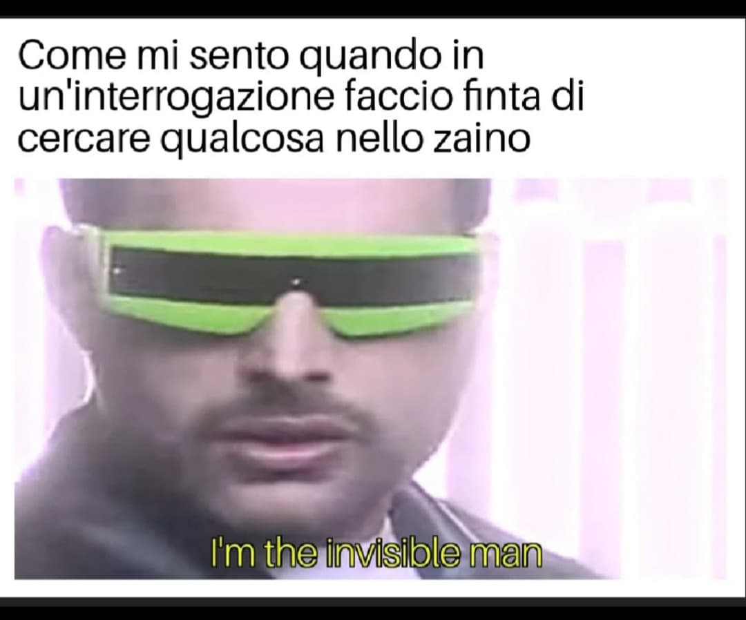 Ero sempre io che facevo così poi però venivo sempre interrogata??