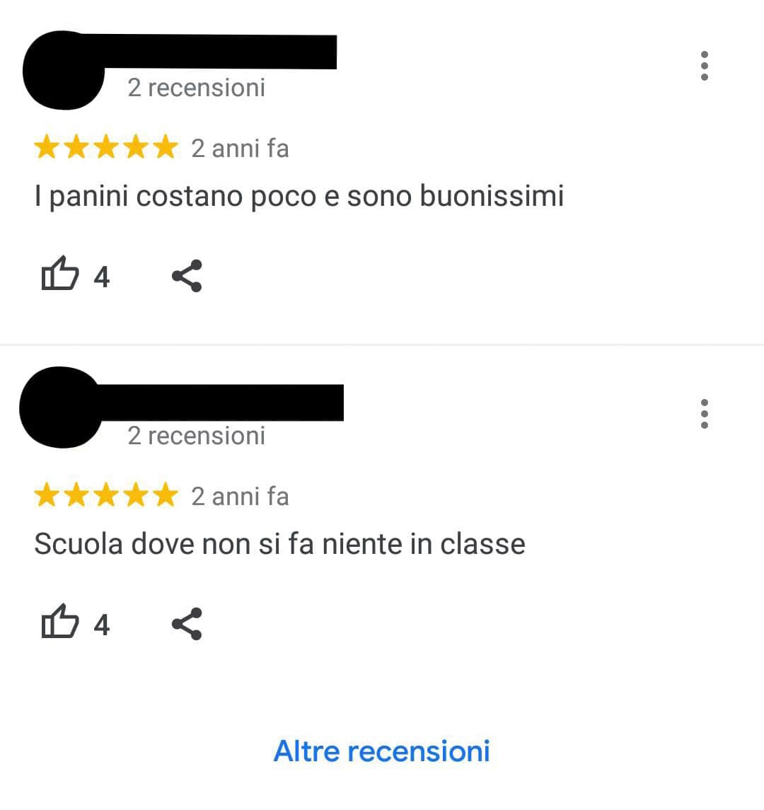 (A settembre inizio le superiori). Prima mi annoiavo così sono andata a vedere le recensioni della scuola in cui andrò