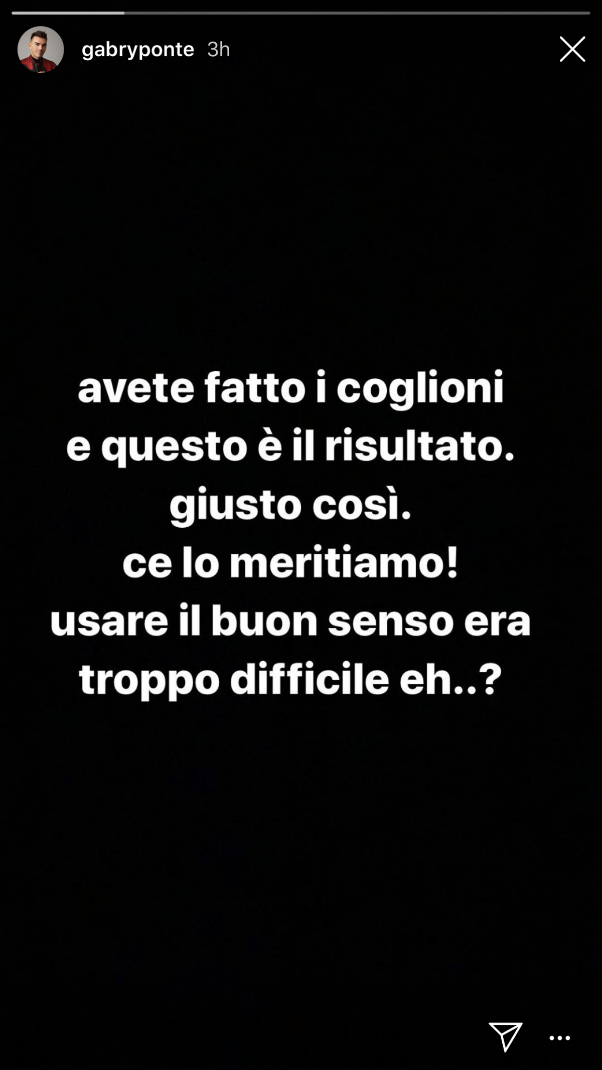 Bene, ora vedremo l’aumento mostruoso nei prossimi giorni e chissà se vedremo altre grandi restrizioni. Complimenti ai tantissimi pirla che hanno causato la chiusura delle discoteche