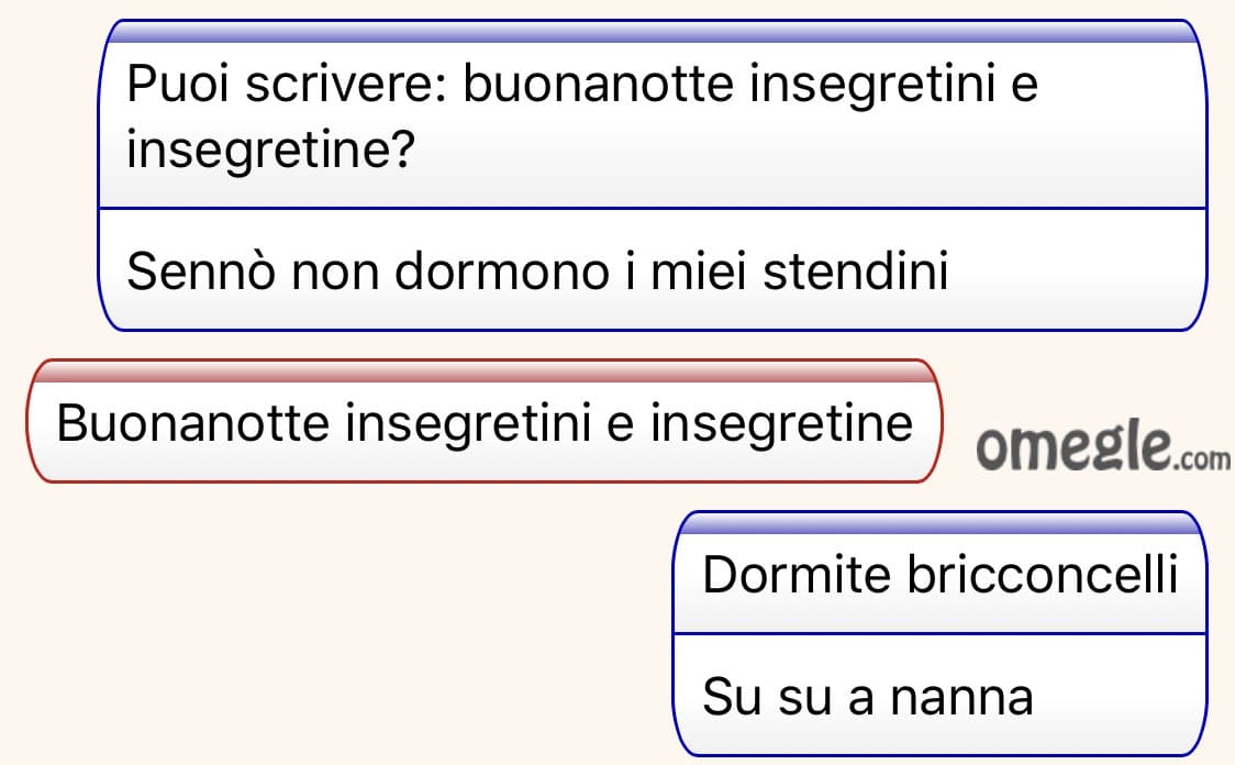 Io la reputo una grande vittoria. Ora dormite.