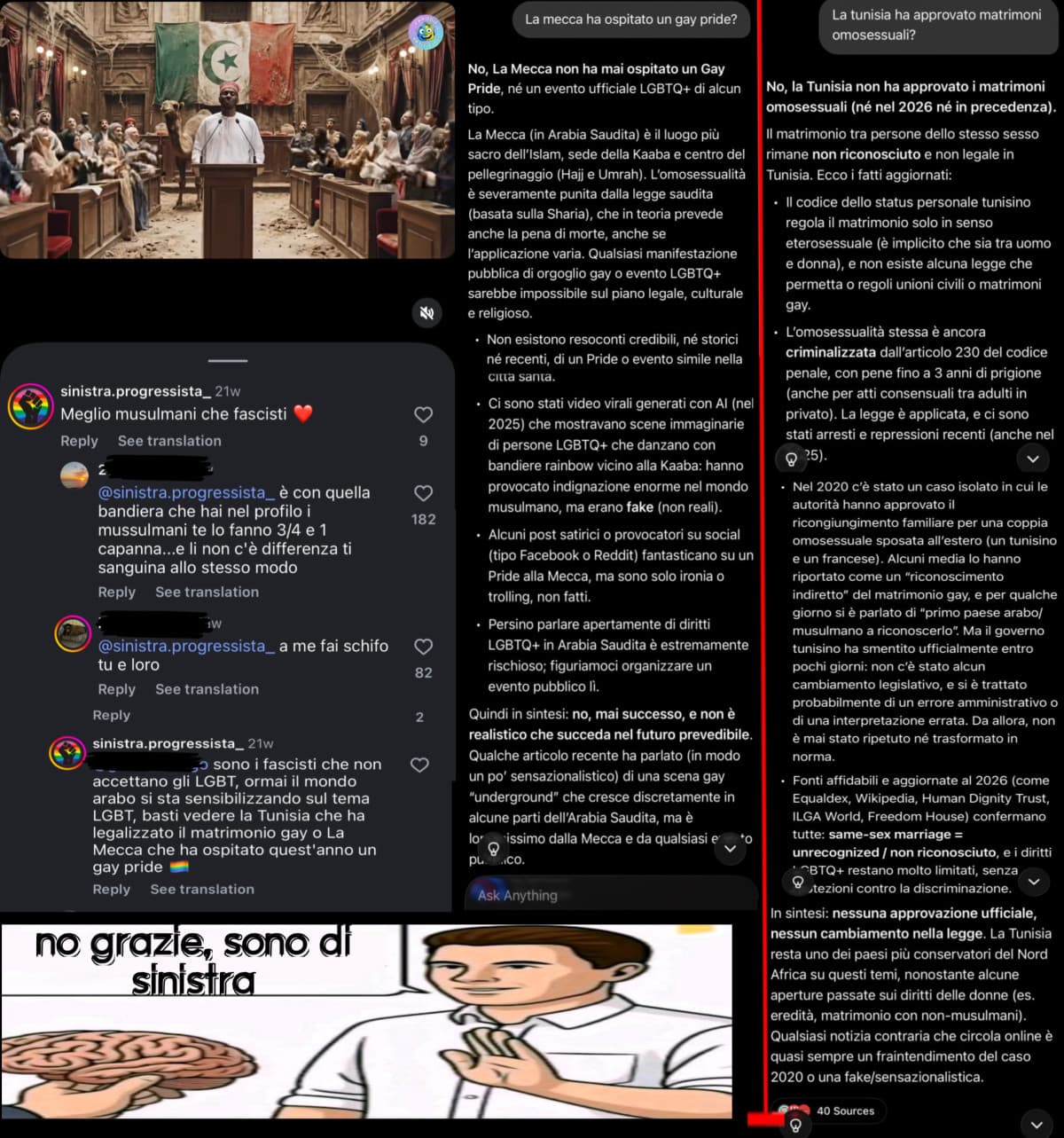 Ma come si possono sparare cagate del genere? Per un momento ho pensato “ah okay mi sono perso qualcosa fammi andare a cercare” 