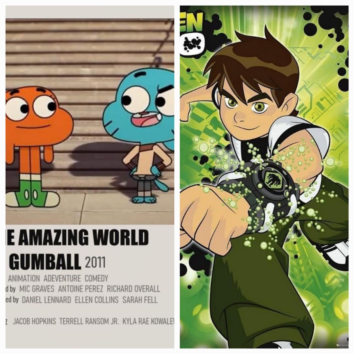 (?girone pt1?) Torneo cartoni animati 1) lo straordinario mondo di gumball or ben 10