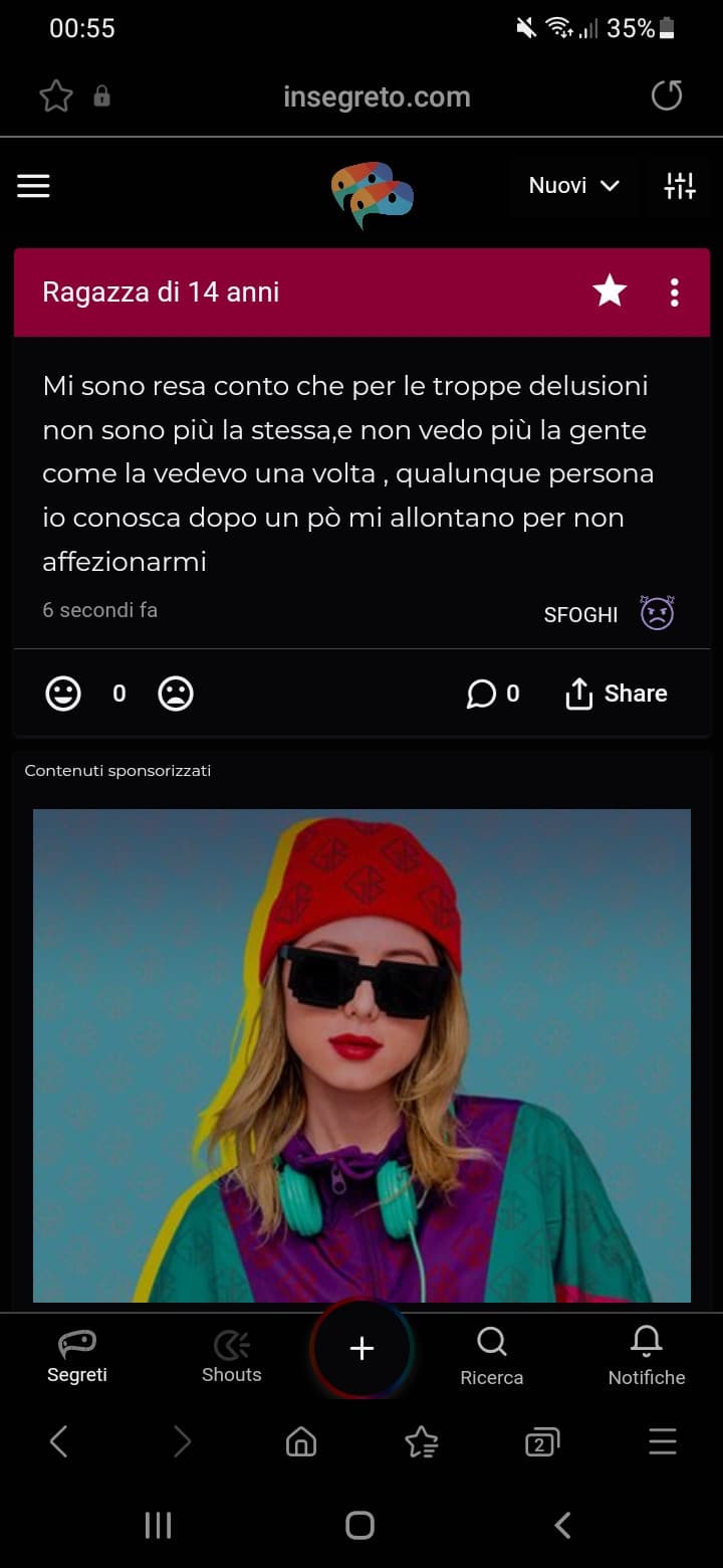 Mi si è glitchato insegreto