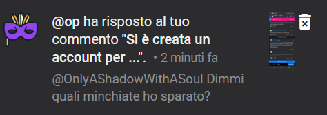 3 secondi dopo l'account era cancellato, rido