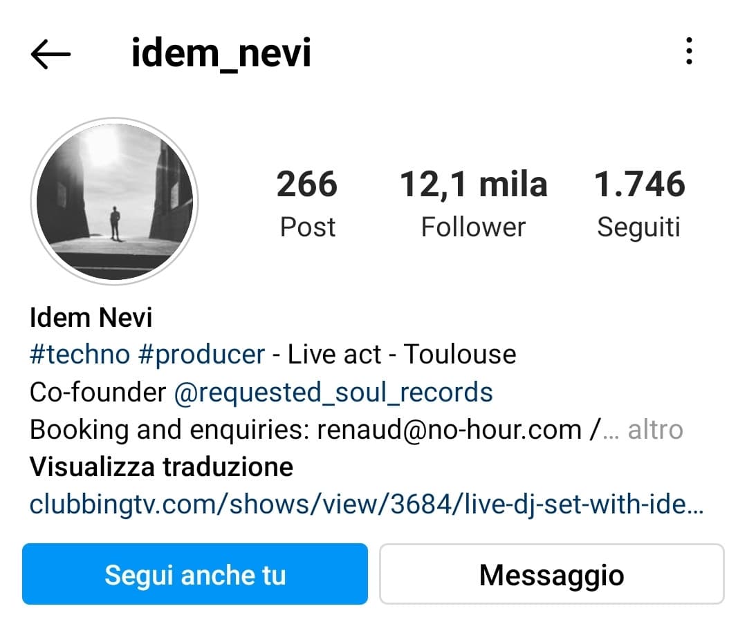 cosa vuoi da me perché ti sei messo a seguire un profilo senza niente vai via ?