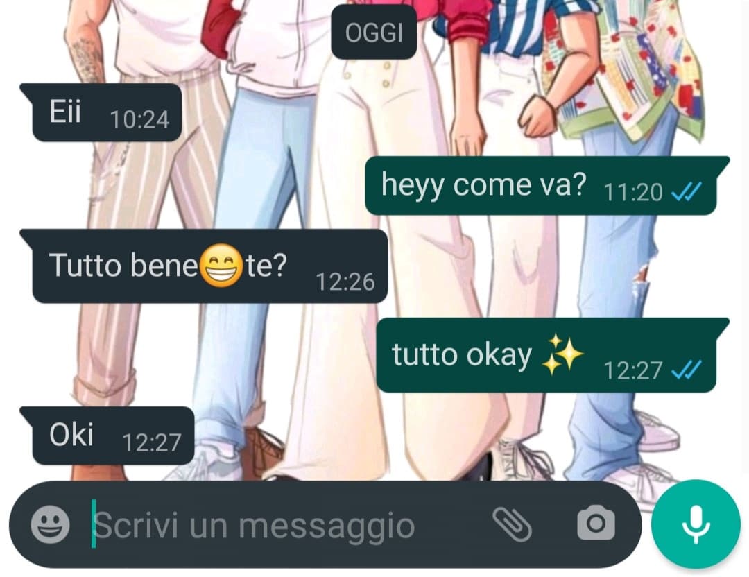 è stata una delle chat più imbarazzanti della mia vita