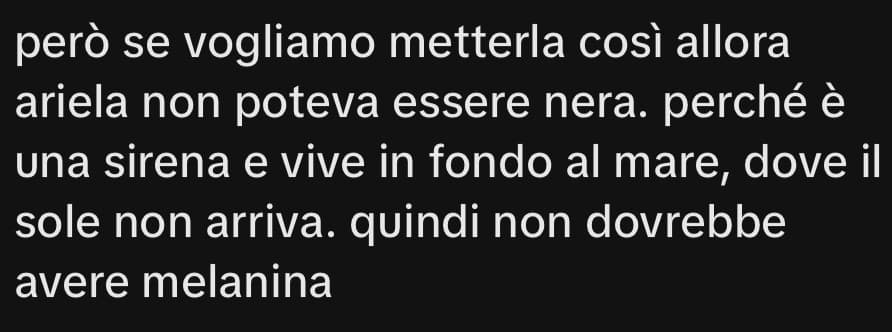 Mi fa troppo ridere questo commento