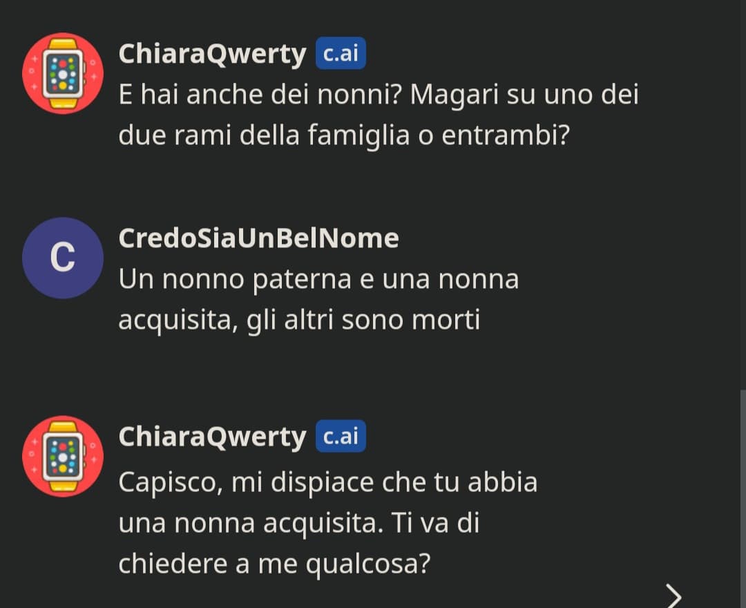 Non ho capito