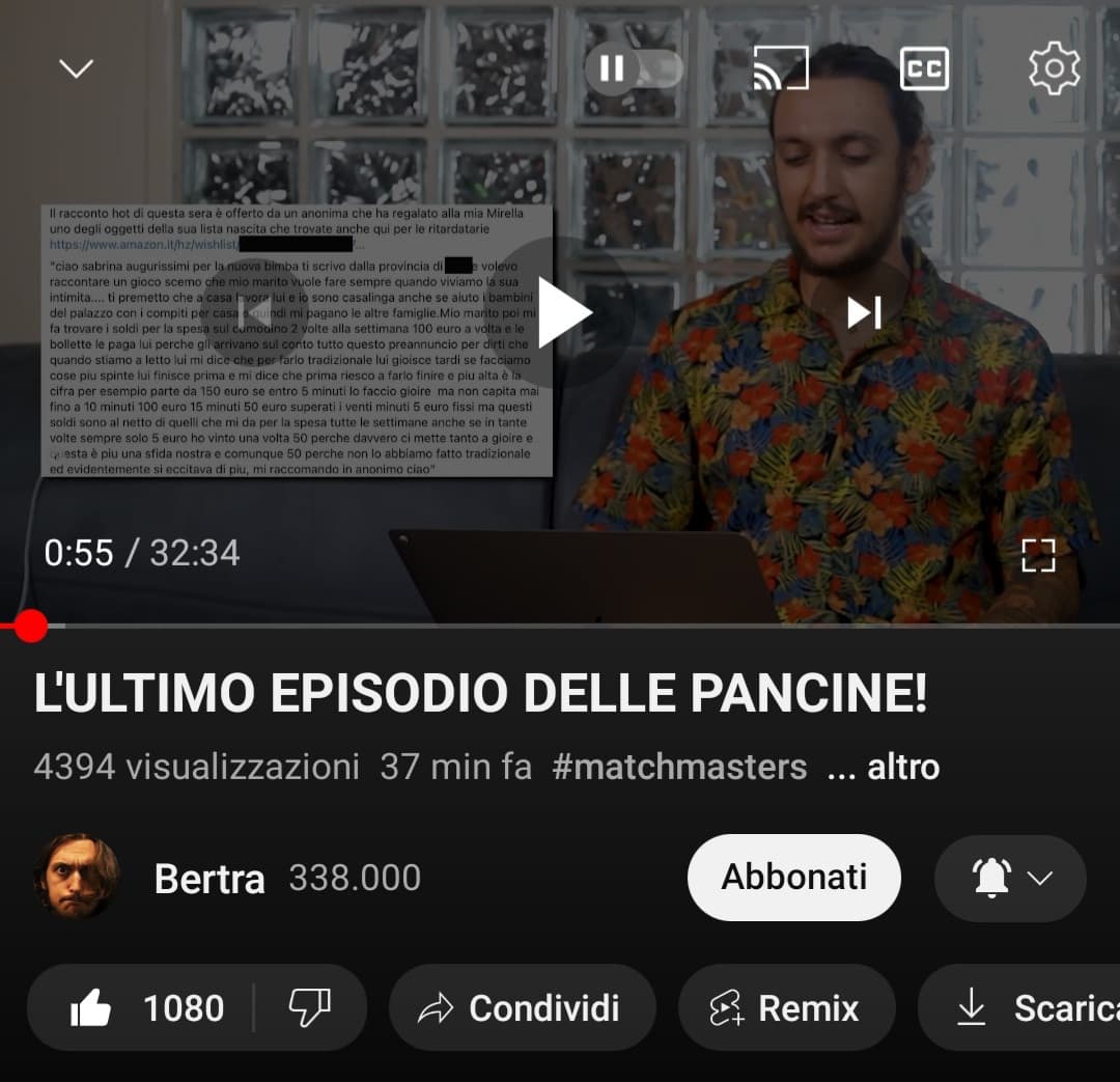 Raga mi sto segando un episodio delle MAMMINE PANCINE che dura mezz'ora no vabbe aiuto incredibile...