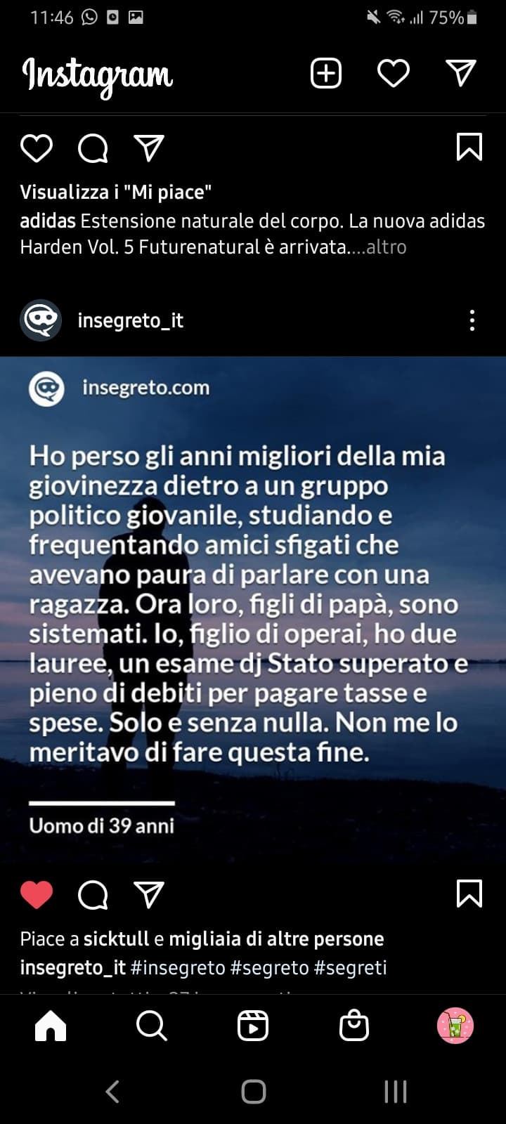 Nella prima immagine la pagina ufficiale di insegreto e ľunica che dovrebbe esistere, nella foto 2 LA PERFETTA COPIA DELLA PAGINA DI INSEGRETO