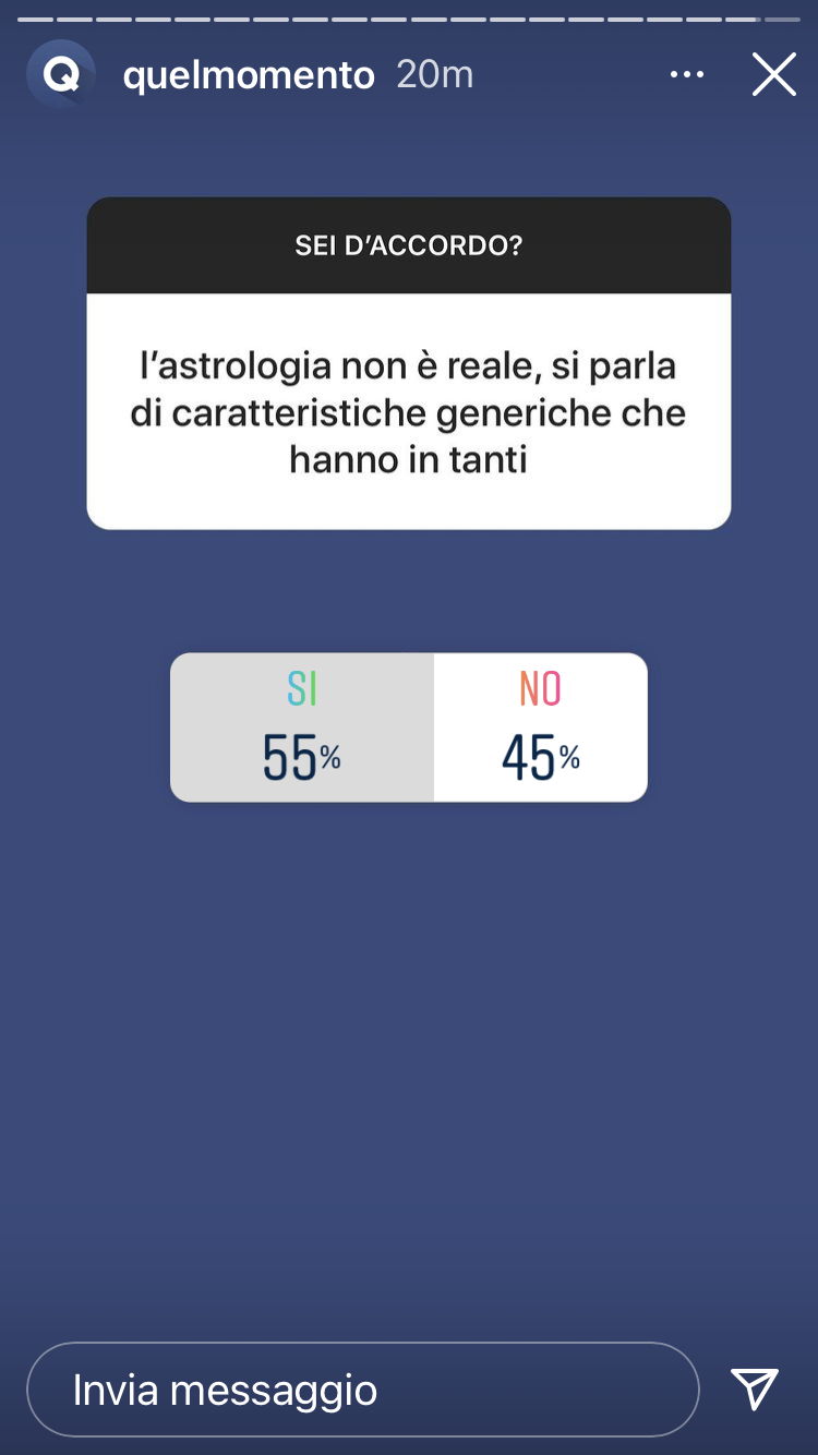 Ed è esattamente quel 45% che mi fa perdere fiducia nel genere umano 