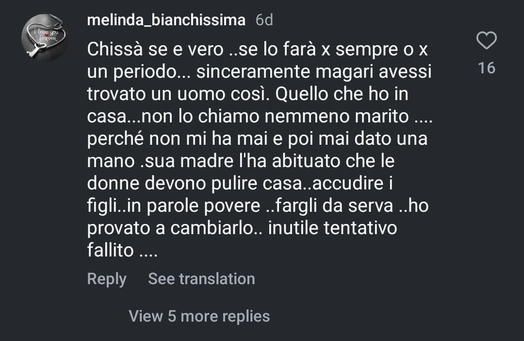 Pensa il livello di ritardo se ti sposi uno così pensando di 'cambiarlo'