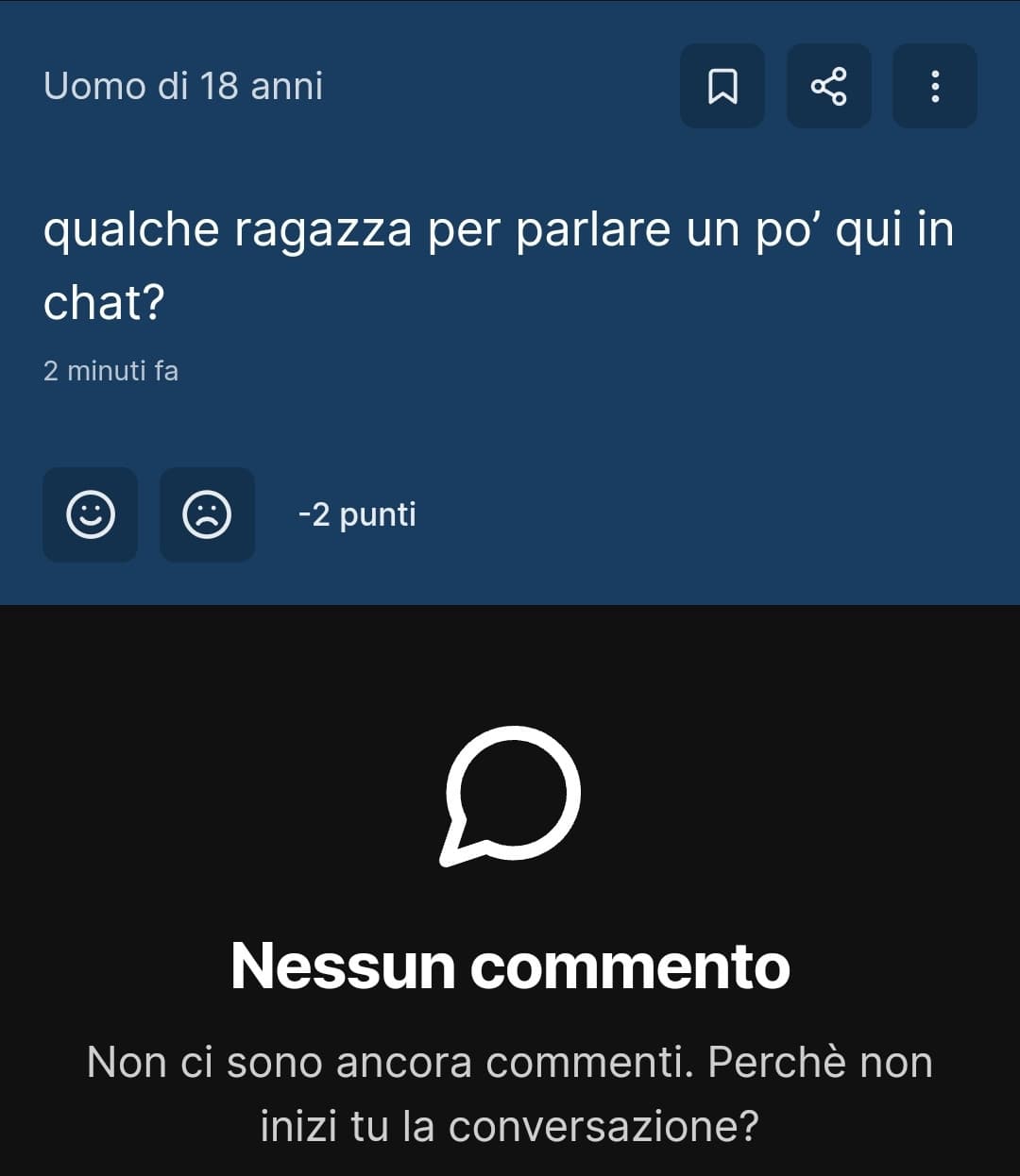 Alcuni dicono che il deserto più deserto e il sahara, altri invece fanni notare la sezione commenti del ragazzo di 18 anni