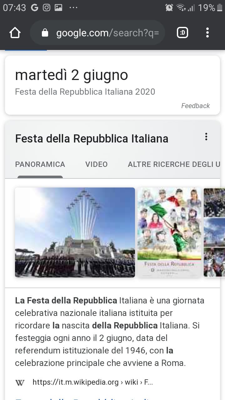 Oggi è la festa della Repubblica