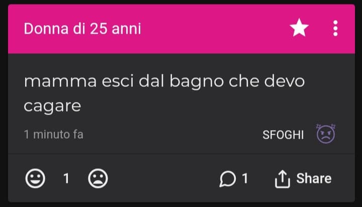Fake, le femmine non cagano