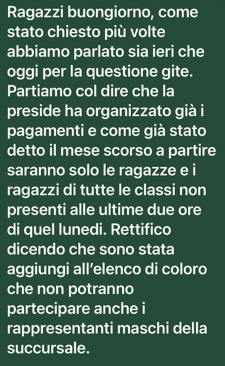 Vergogna.